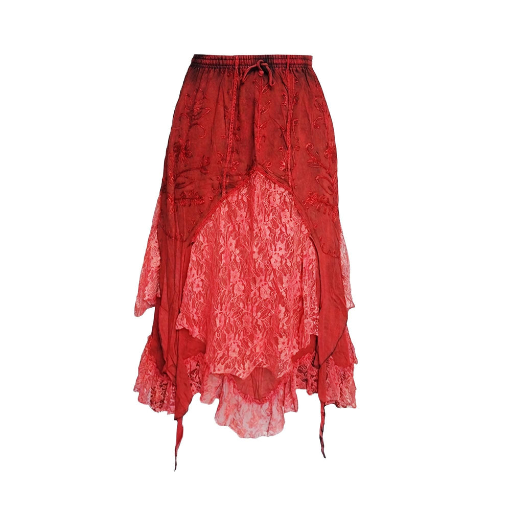 Embroidered Red