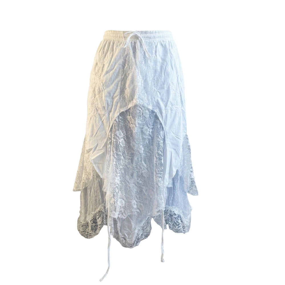 Embroidered White